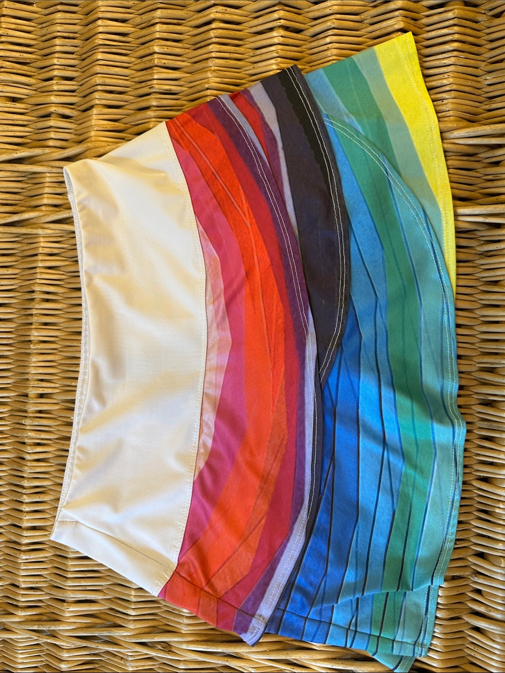 Lucky in Love rainbow tennis Skirt
